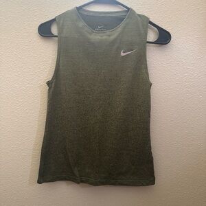 Nike Women's Green Muscle Tee